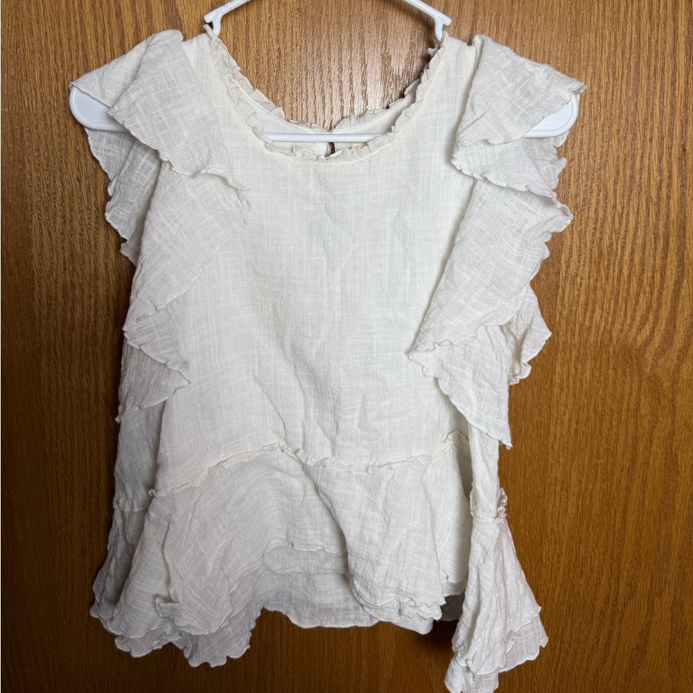 Maeve by Anthropology Cascade Tiered Shell XS